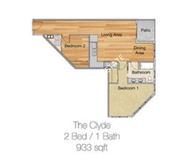 Photo - 2 Bed 1 Bath Apartment with Walkout Deck, ... Unit 206