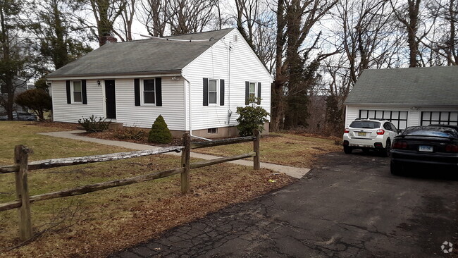 Front View with 2-car Garage - 1029 Hartford Tpke Rental