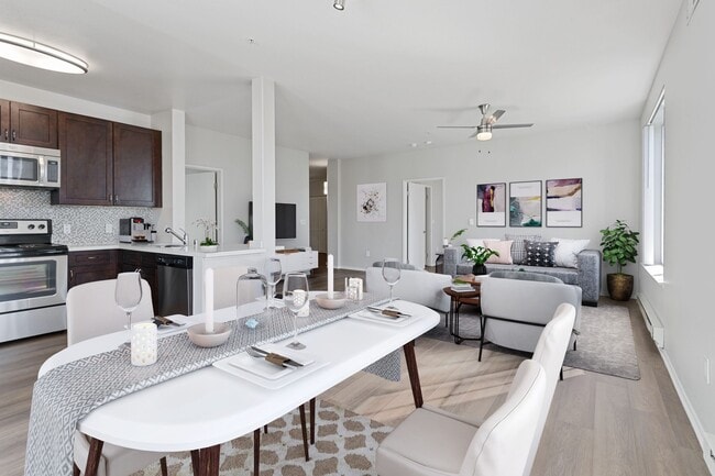 Open-concept floor plans with design flexibility - Allegro at Jack London Square Apartments