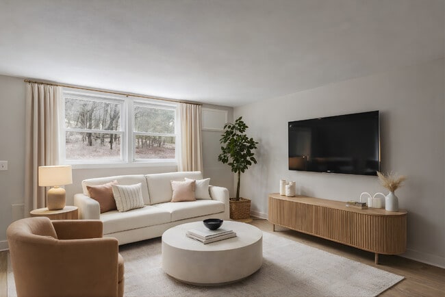 Sala de estar - Cliffside Apartments