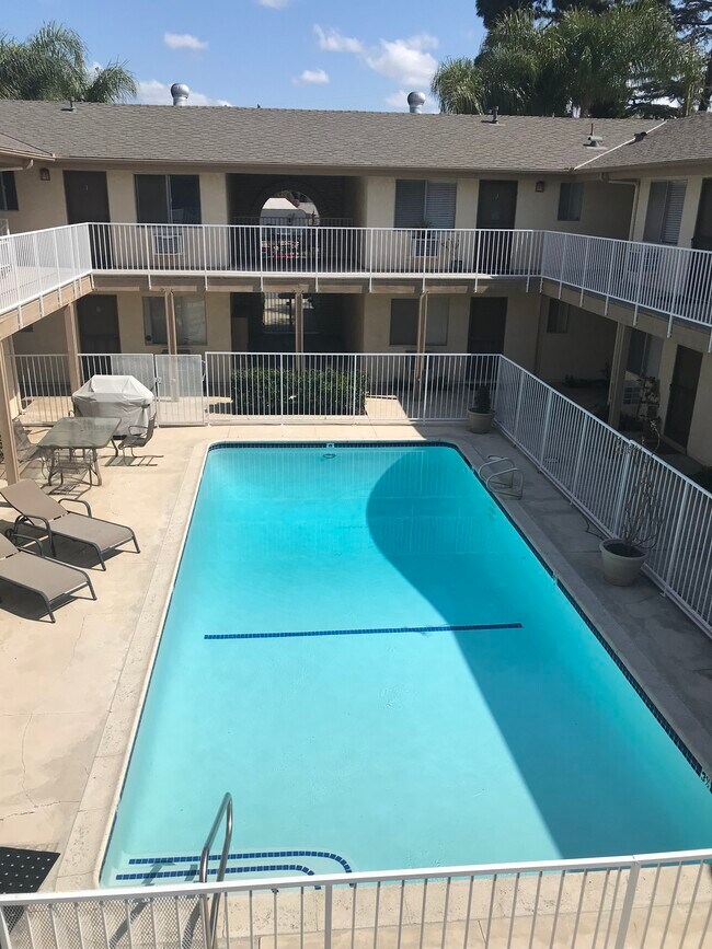 Gated pool - 1040 Wass St Apartments Unit Q