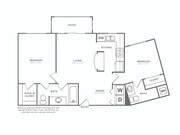 B1Q | 2 bed 2 bath | 931 sq ft
