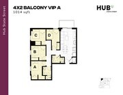 4x2 Balcony VIP A 2-29