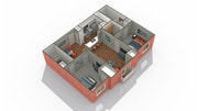 Staring | 2-Bedroom Floorplan