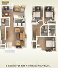 3BR/2.5BA