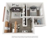 One-Bed Standard Floor Plan