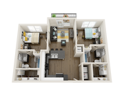 Signature Hartwell Village B1 Floor Plan