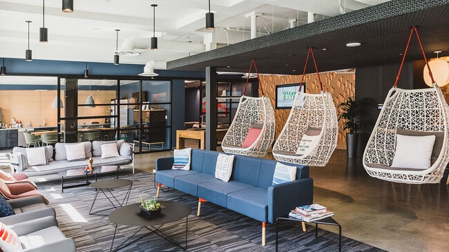 Cozy up a read your next novel in one of our chic lounge chairs in the lobby.