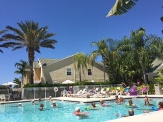 Unit is steps to pool and hot tub and exercise room - 12530 Equestrian Cir Unit Veneetian palms