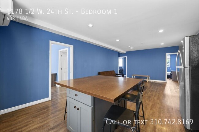 Photo - 1178 1/2 W. 24th St.-Bedroom 1 Apartment Unit Bedroom 1