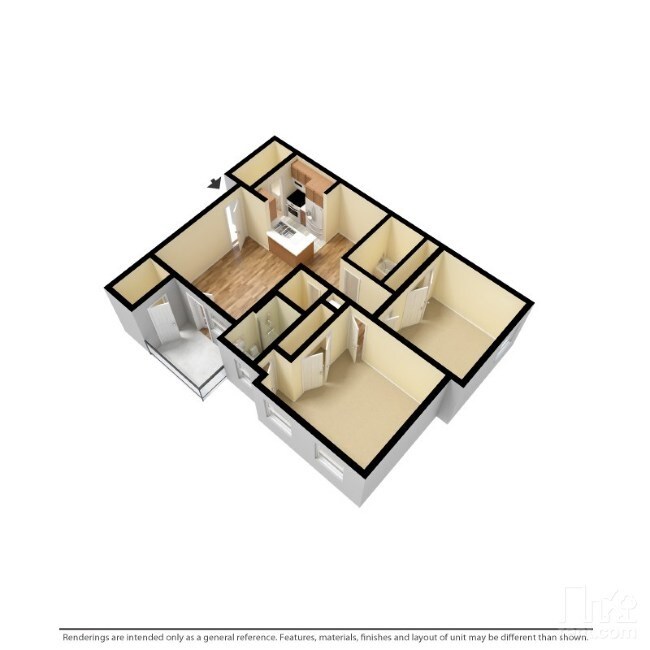 2BR/2BA 3D