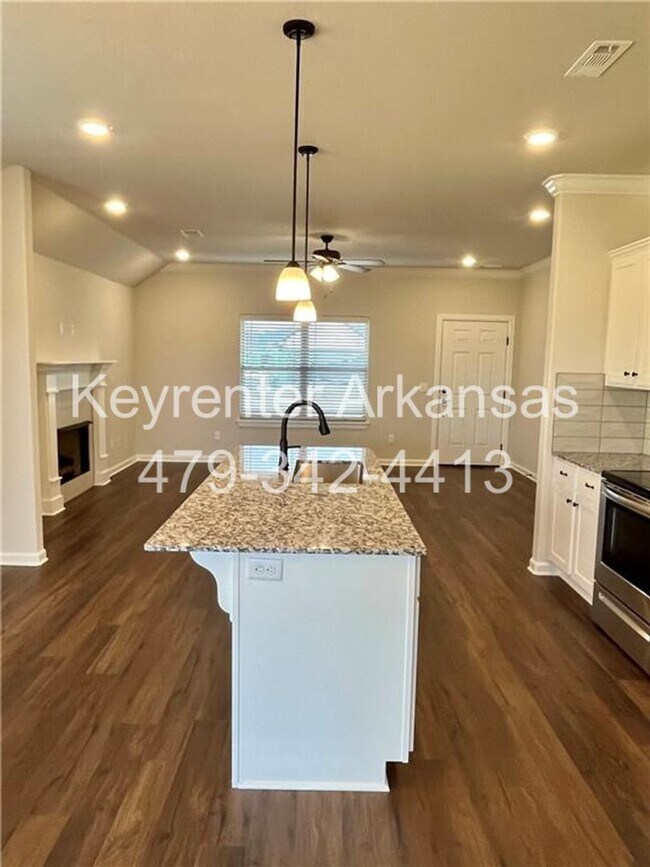 Photo - Modern 3-Bed, 2-Bath Home with Fenced Yard