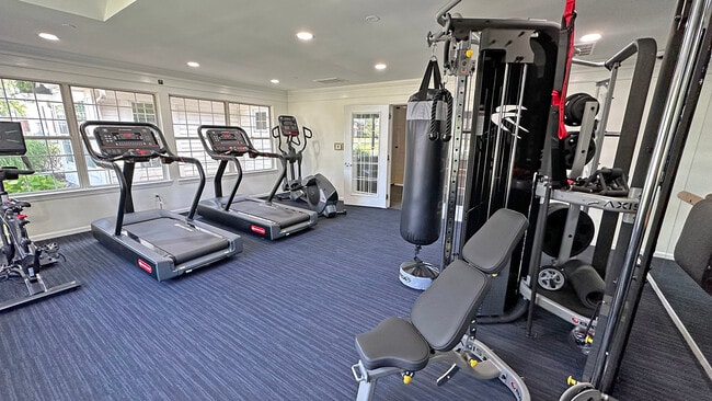 Choose your fave kind of workout in the private Gables fitness club.