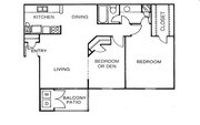 2BR/1BA