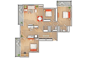 C1 | 3-Bedroom Floorplan