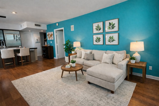 Virtually staged - 55 SE 6th St Unit 3107