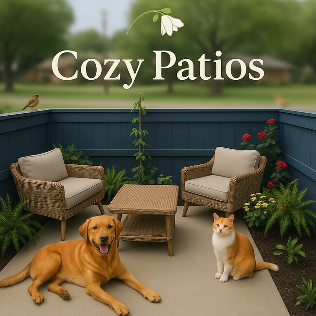 Townhome Patio - The Magnolia on 4th