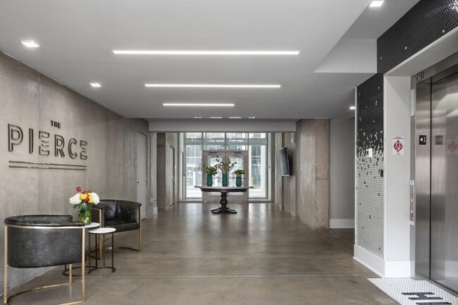 Grand Lobby with Two Elevators