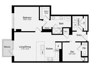 A5 | 1 bed 1.5 bath | 1006 Sq. Ft
