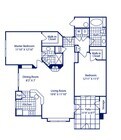 2 habitaciones, 2 baños