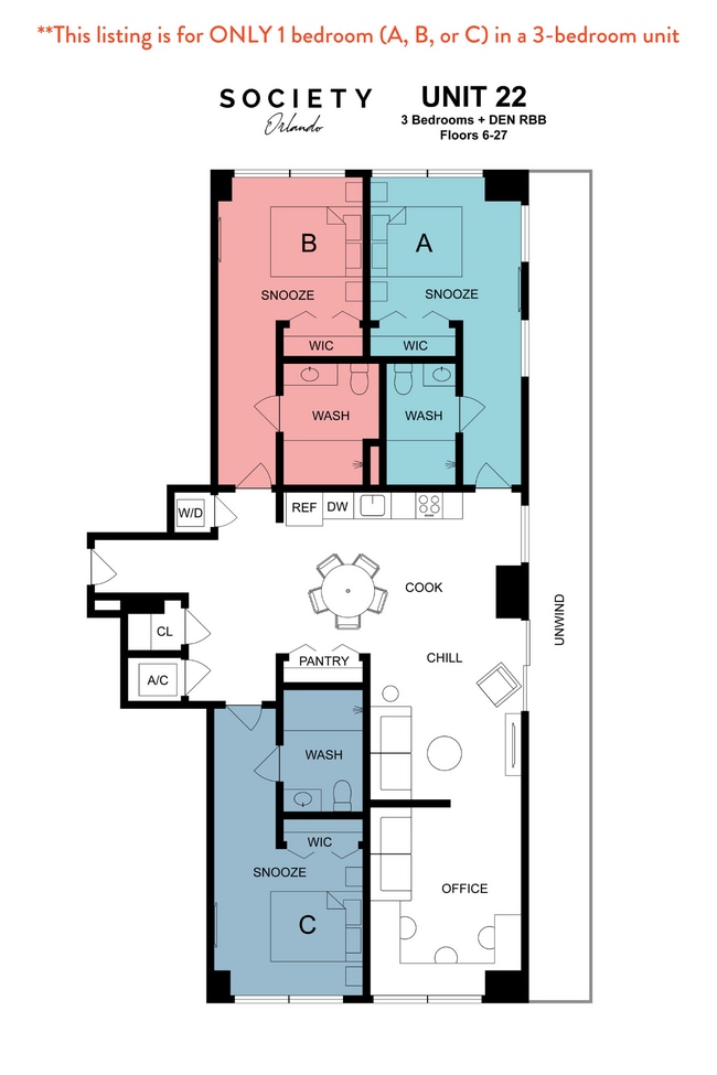 Unit 22_Floors 6-27_D1_RBB