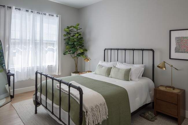 Bedroom with Floor-to-Ceiling Windows