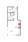 Studio, 1 Bath - Apt J