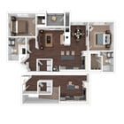 B3R Floorplan | Two Bedroom