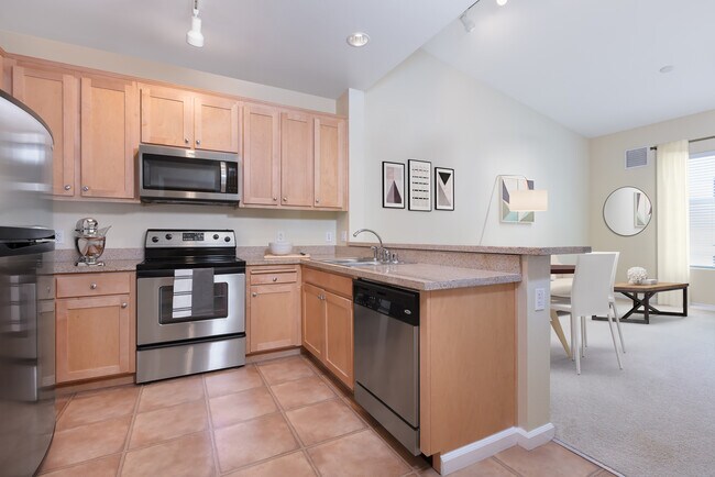 Renovated Package I kitchen and dining areas