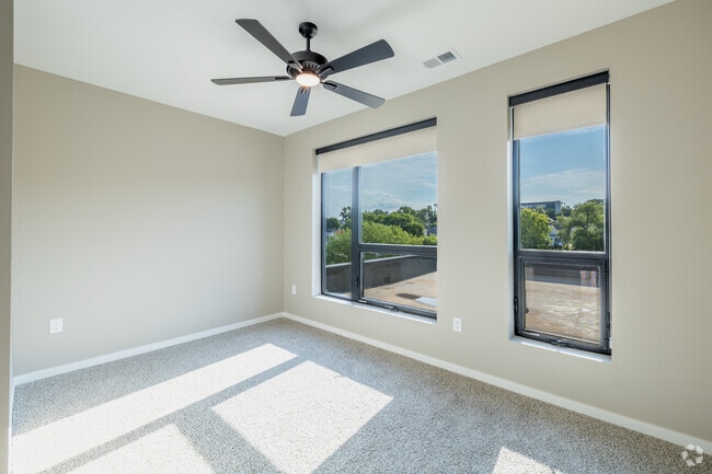 2BR, 2BA - 919SF - Bedroom - Boho Flats