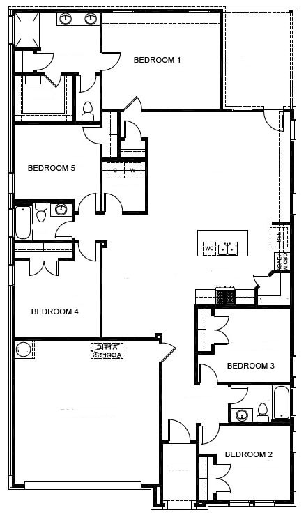 Bedroom 2 is for Rent - 2309 Kendolph Dr