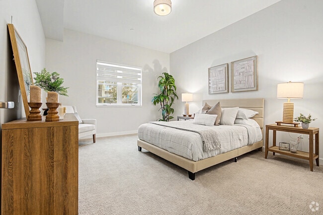 2 habitaciones, 1 baño - 1122 pies cuadrados - Dormitorio principal - Coastal Senior Residences at The Park Lane