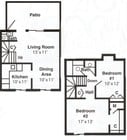 2BR/1.5BA