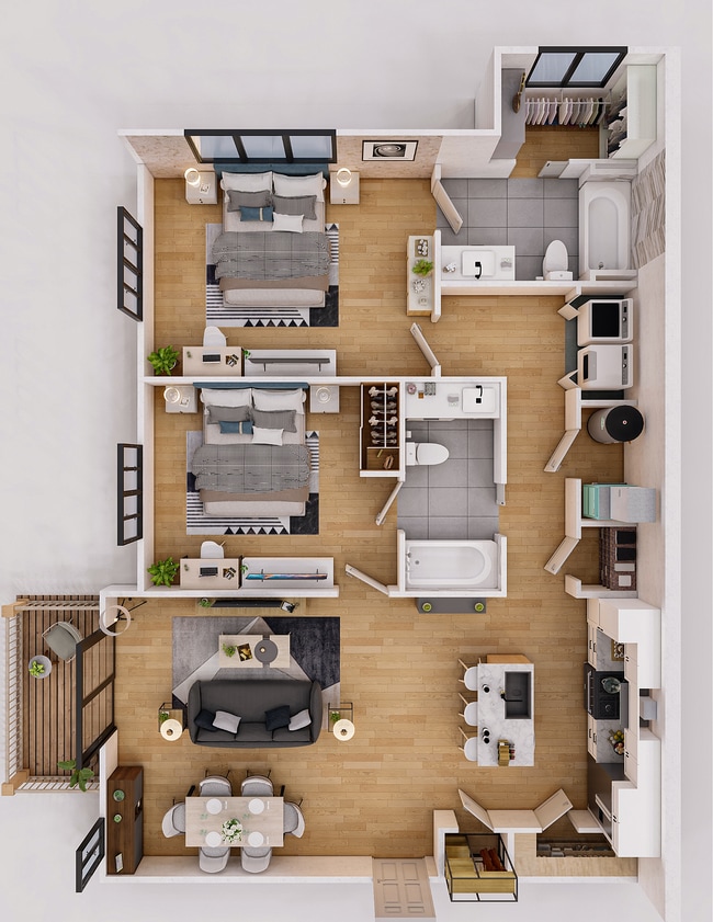 2 Bedroom View - Havenbloom Residences