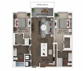 B1L | Two Bedroom | Floor 1