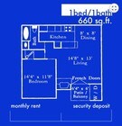 1BR/1BA