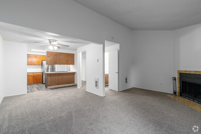 2BR, 1.5BA - 1,180SF - Living Room