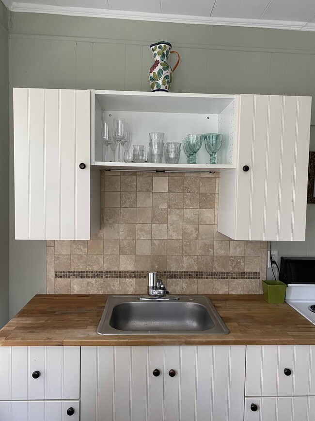 kitchen sink & storage area - 74 S Main St Unit 2nd Floor