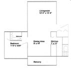 1 BR Apartment