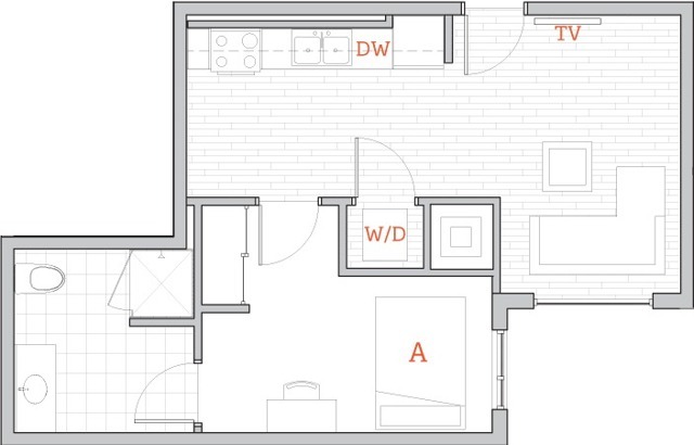 1BR/1BA - B Terrace - 1BR/1BA - B Terrace