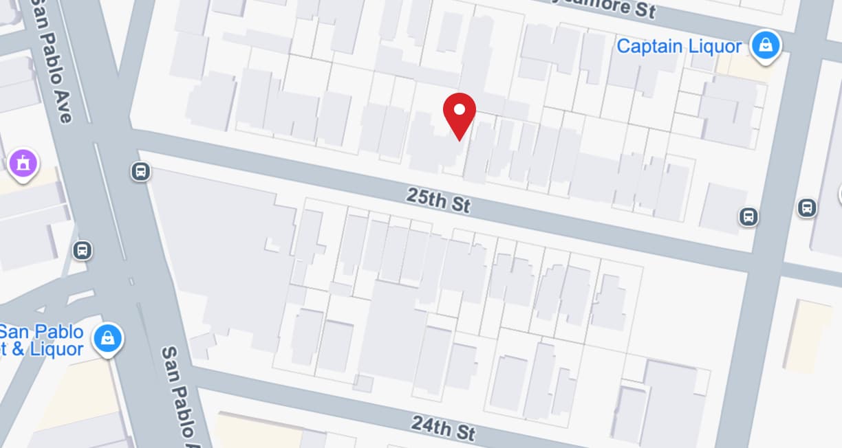 Bus stops on each corner - 696 25th St Unidad Upstairs