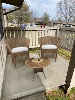 Private patio