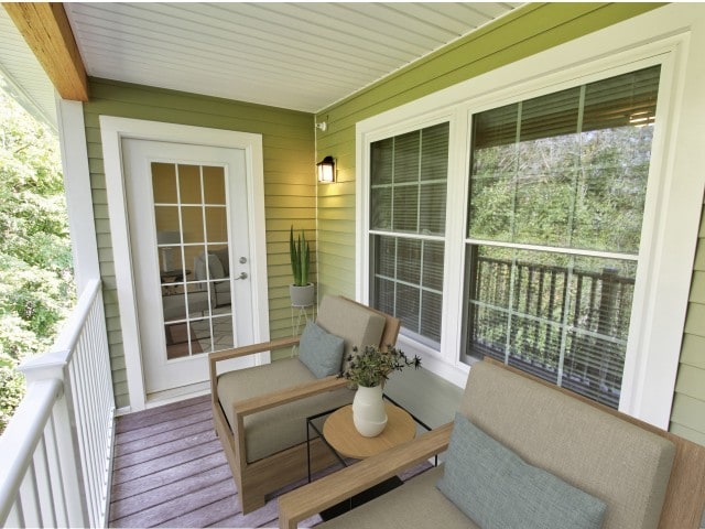 Private balcony