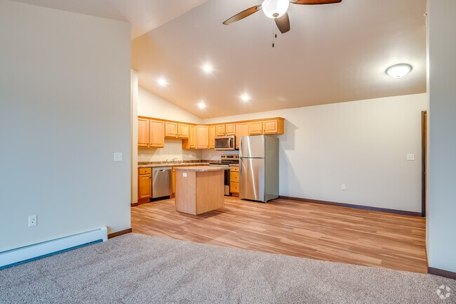 2BR, 2BA - 1,150SF - Living Room