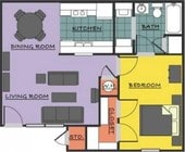 1BR/1BA