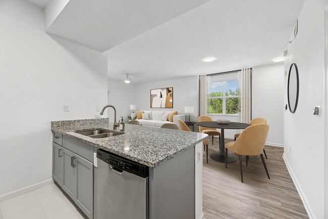 Renovated Package I kitchen and dining room