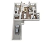 Floor Plan 2B | Seasons at Franklin | Apartments in Franklin, WI