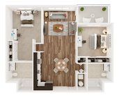 2 Bedroom 2 Bathroom A