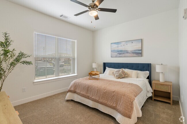 1 BD, 1 BA - 852 SF - Bedroom