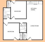 2BR/2BA
